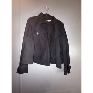 Michael Kors Cropped Crepe Blazer Size M